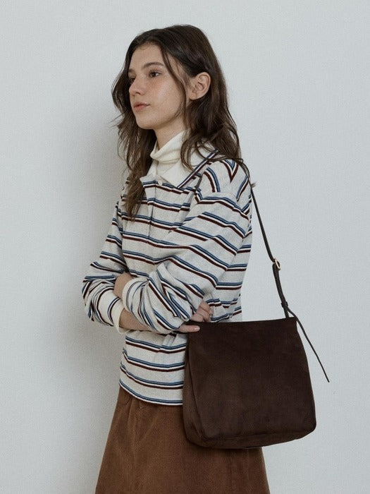 Depound moody bag (suede) - brown