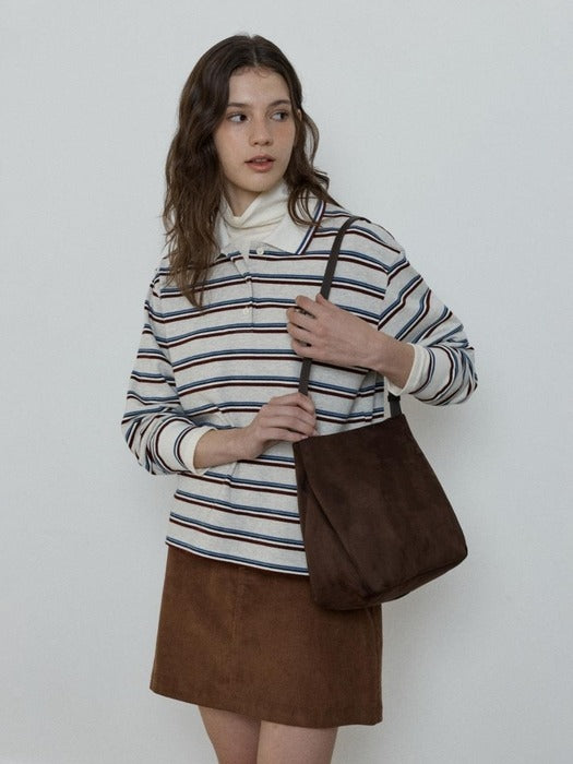 Depound moody bag (suede) - brown