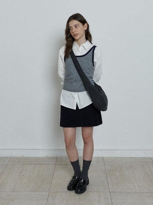 Depound dewy reversible bag - grey