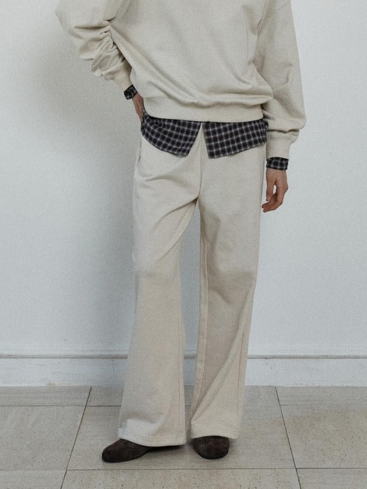 Depound relaxed sweat pants - beige