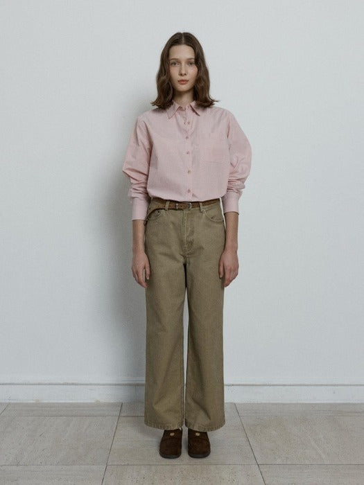 Depound standard pocket shirt - pink