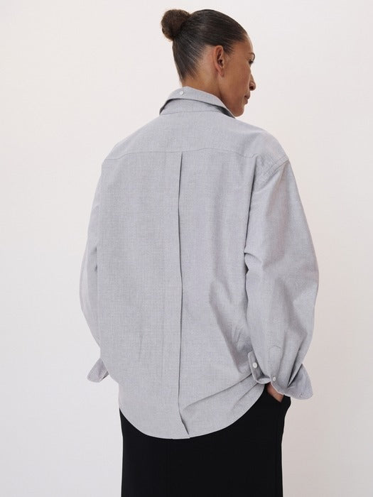 Recto Volume Sleeve Oxford Shirt (Vintage Brown)