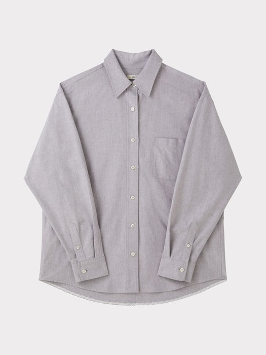Recto Volume Sleeve Oxford Shirt (Vintage Brown)