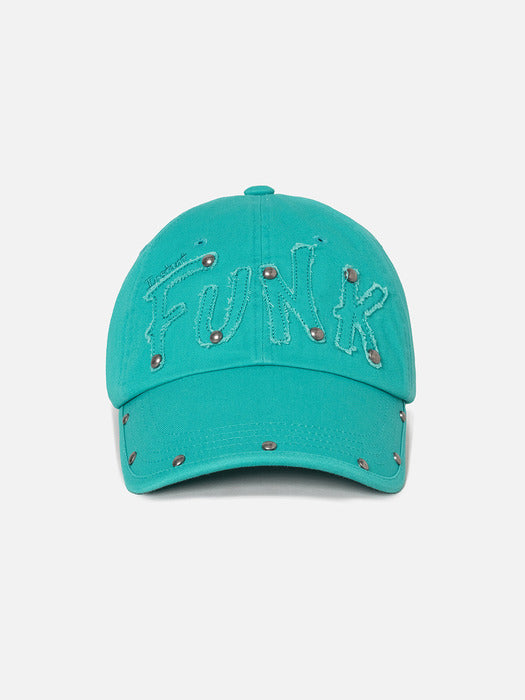 Instantfunk Logo Patch Stud Ball Cap - Mint