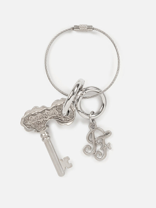 Instantfunk Big Key Charm - Silver