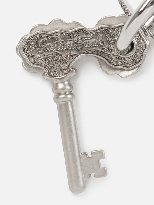 Instantfunk Big Key Charm - Silver