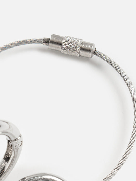 Instantfunk Big Key Charm - Silver