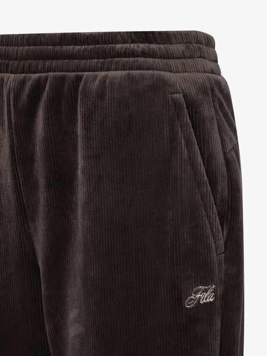 Fila Velour Brushed Semi Bootcut Pants 234