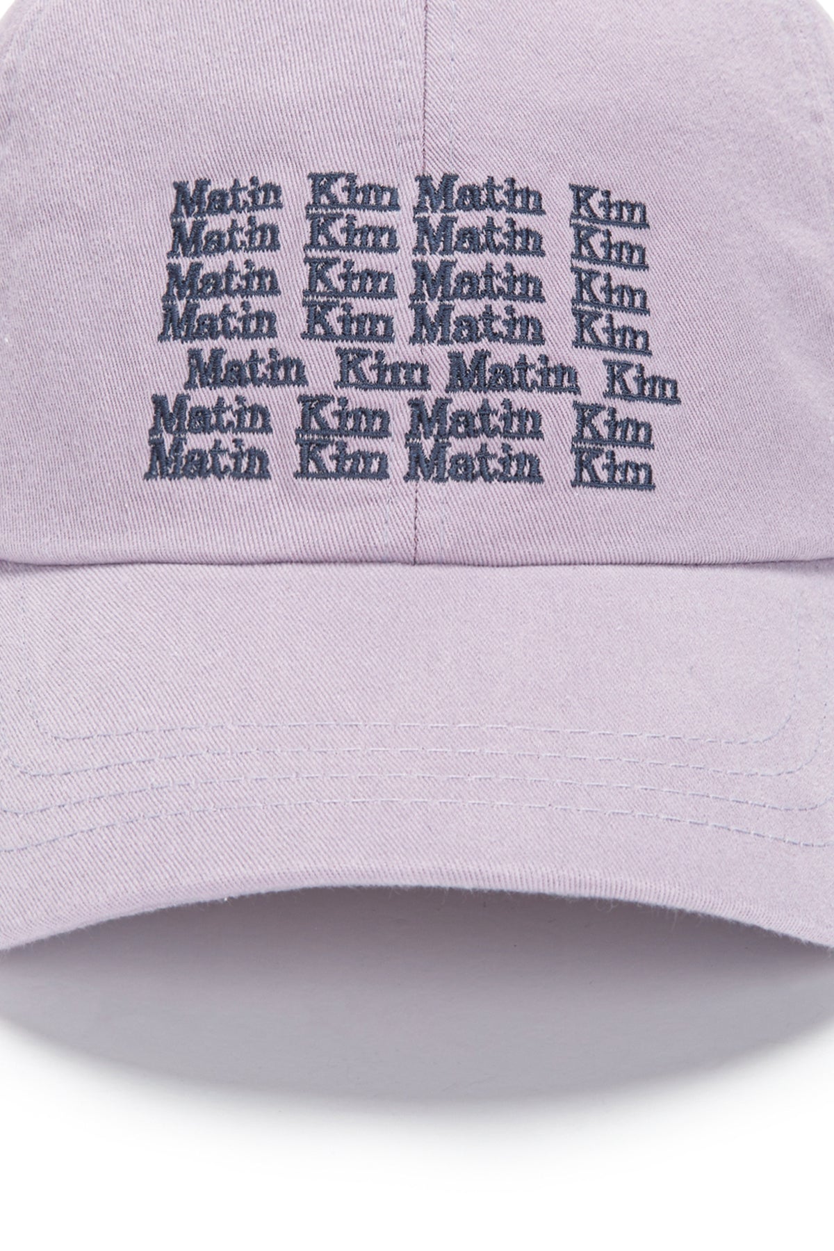 [matinkim] LETTERING BALL CAP IN LILAC