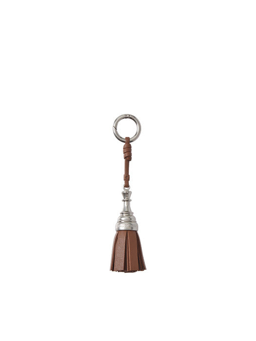 Vunque Checkmate Tassel Charm Camel