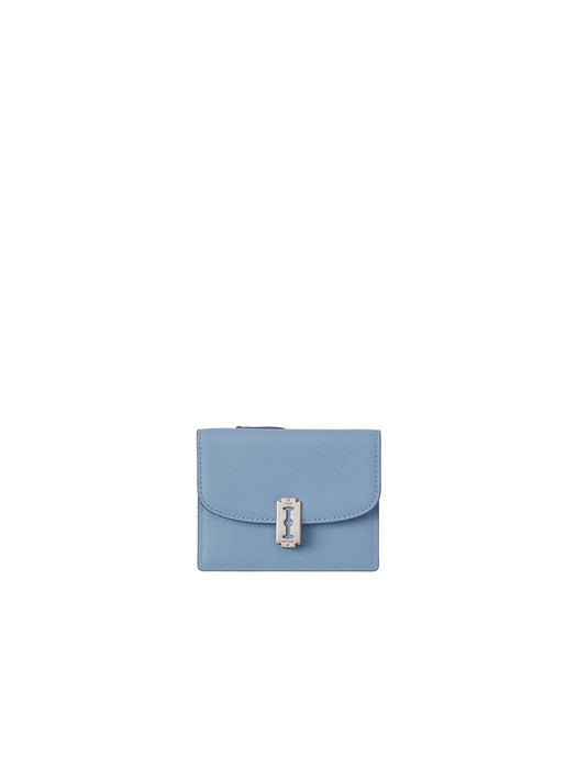 Vunque Semi Lune Zipper Card Wallet Cloudy Blue