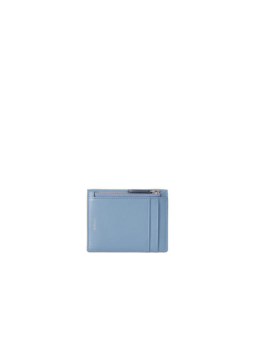 Vunque Semi Lune Zipper Card Wallet Cloudy Blue
