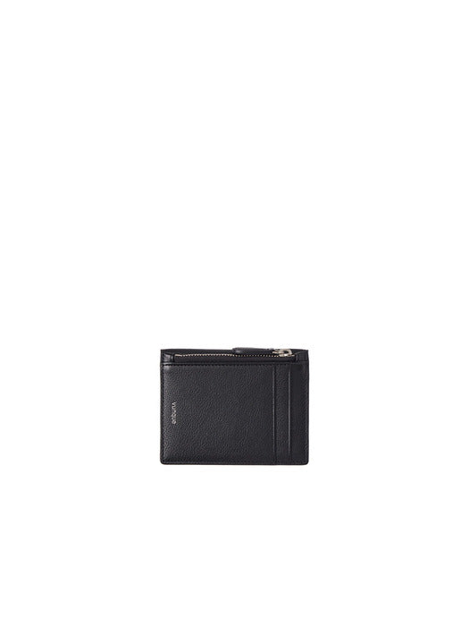 Vunque Semi Lune Zipper Card Wallet Black