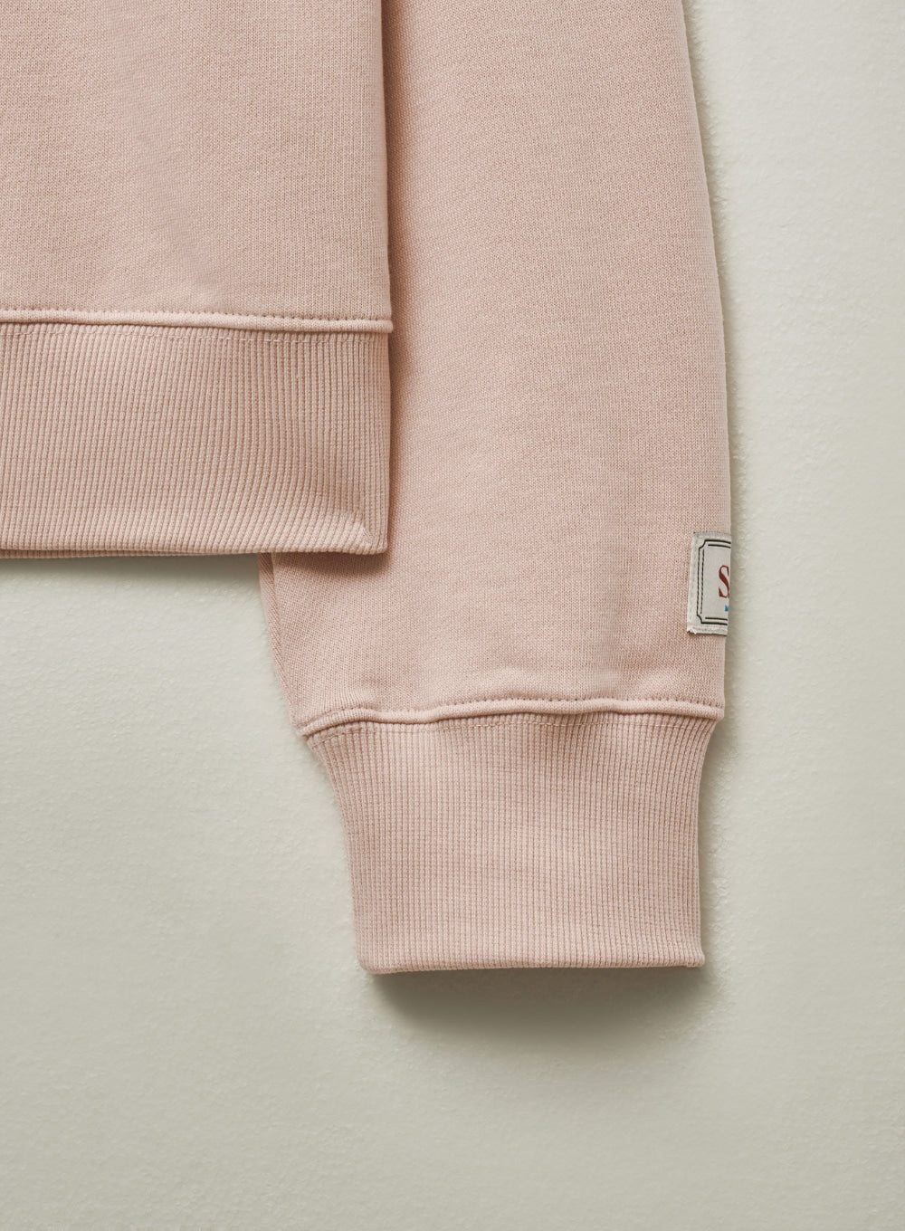 [satur] (W) Classic Logo Sweatshirt - Light Pink