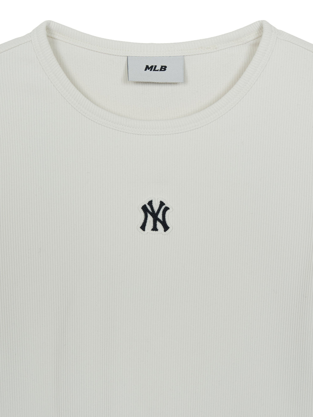 MLB Korea Women's Basic Slim Ribbed Crop Long Sleeve T-shirts