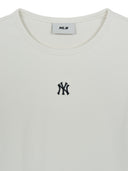 MLB Korea Women's Basic Slim Ribbed Crop Long Sleeve T-shirts