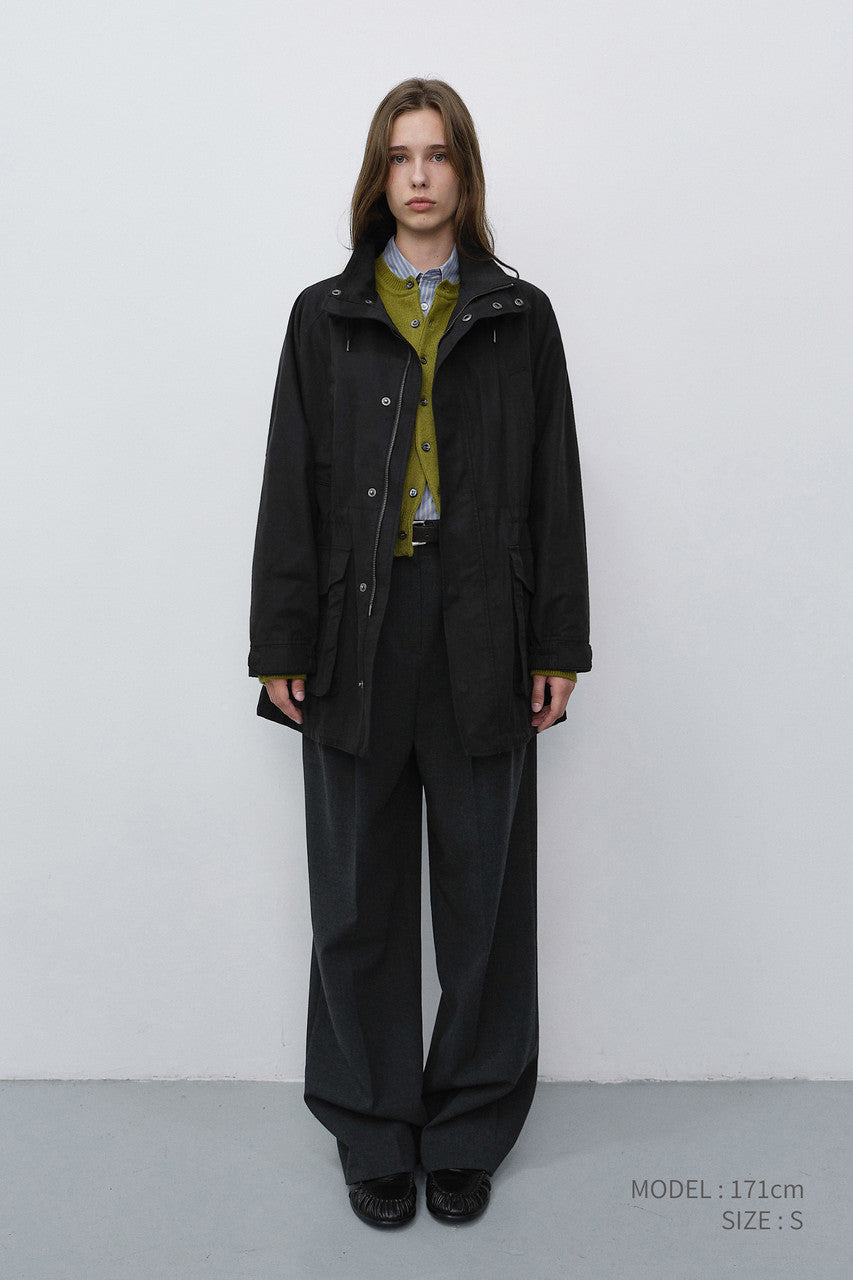 Dunst Unisex Modern Field Jacket Black