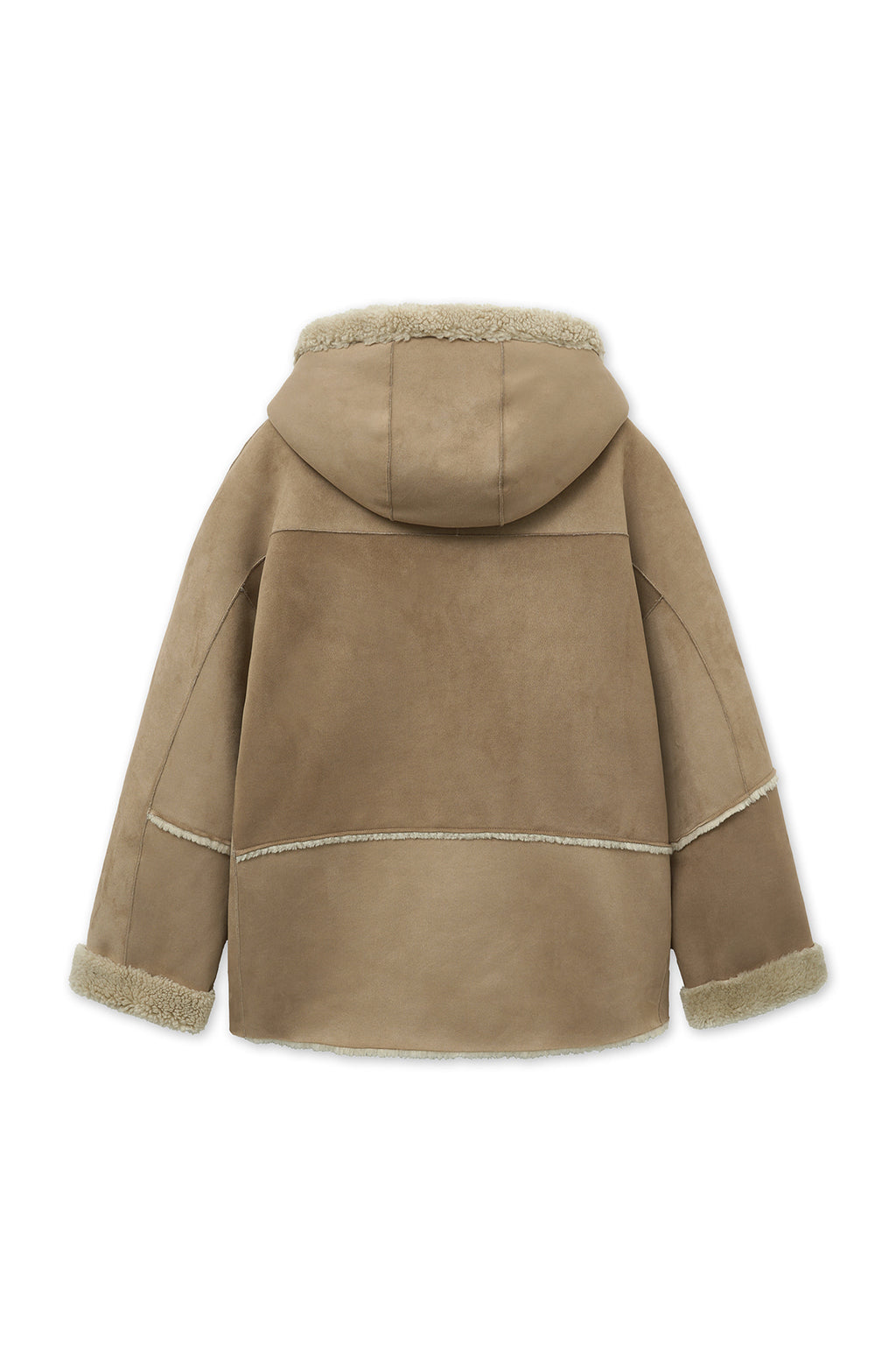 [matinkim] REVERSIBLE HOODY MUSTANG IN BEIGE