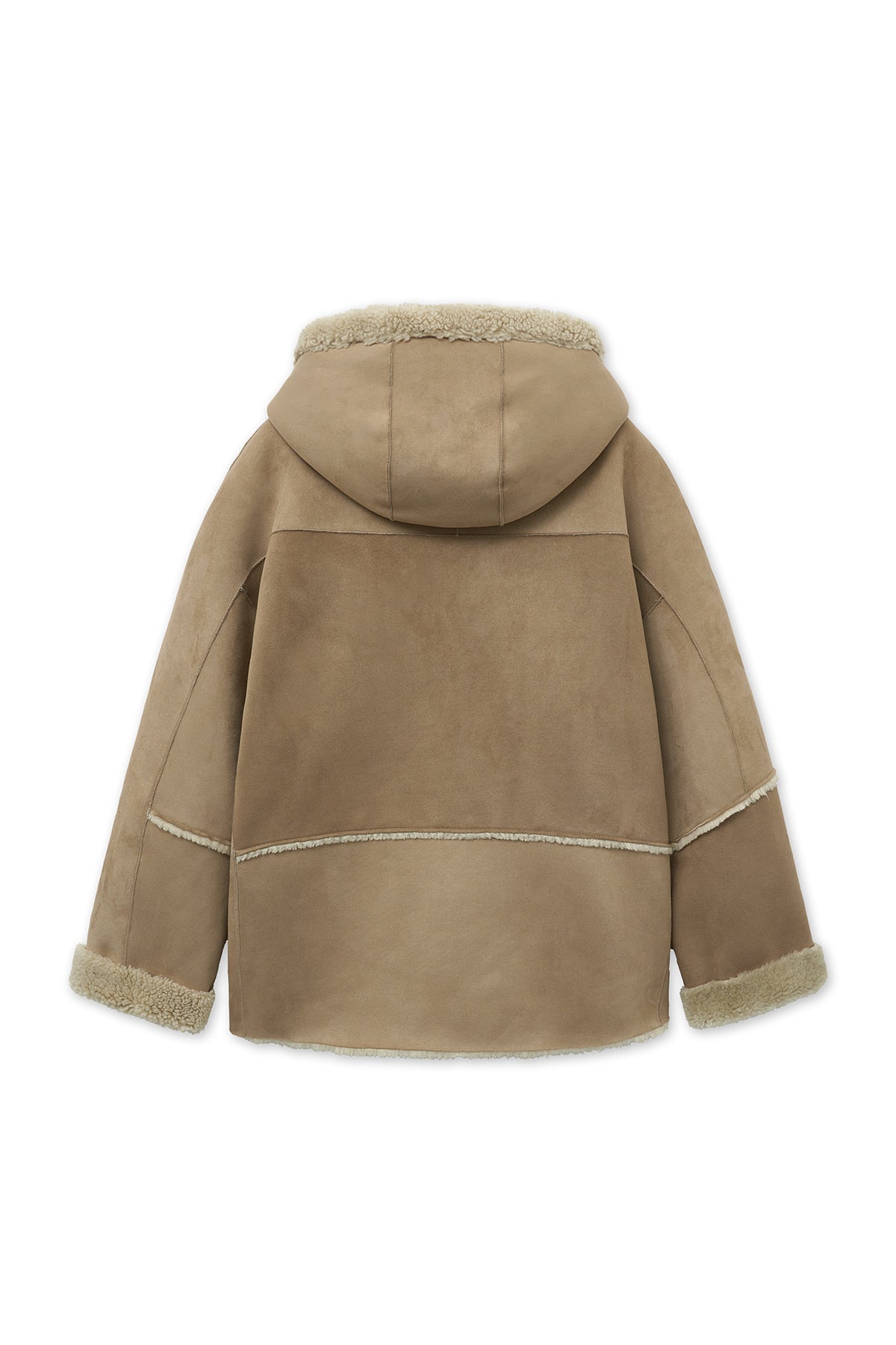 [matinkim] REVERSIBLE HOODY MUSTANG IN BEIGE