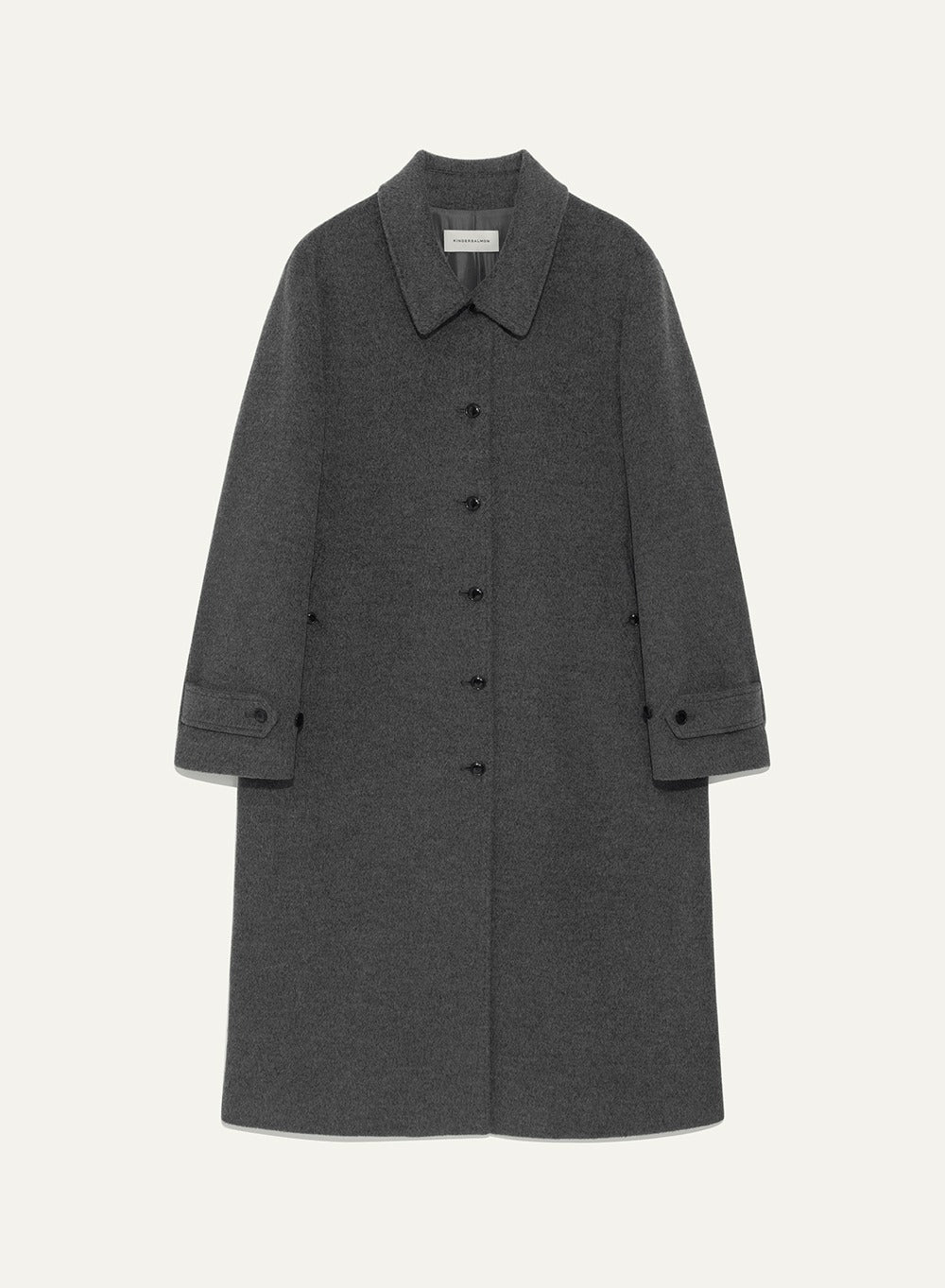 Kindersalmon Courie Coat Melange Slate