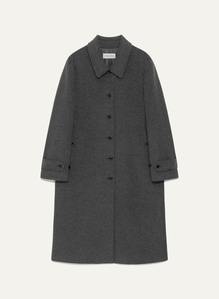 Kindersalmon Courie Coat Melange Slate