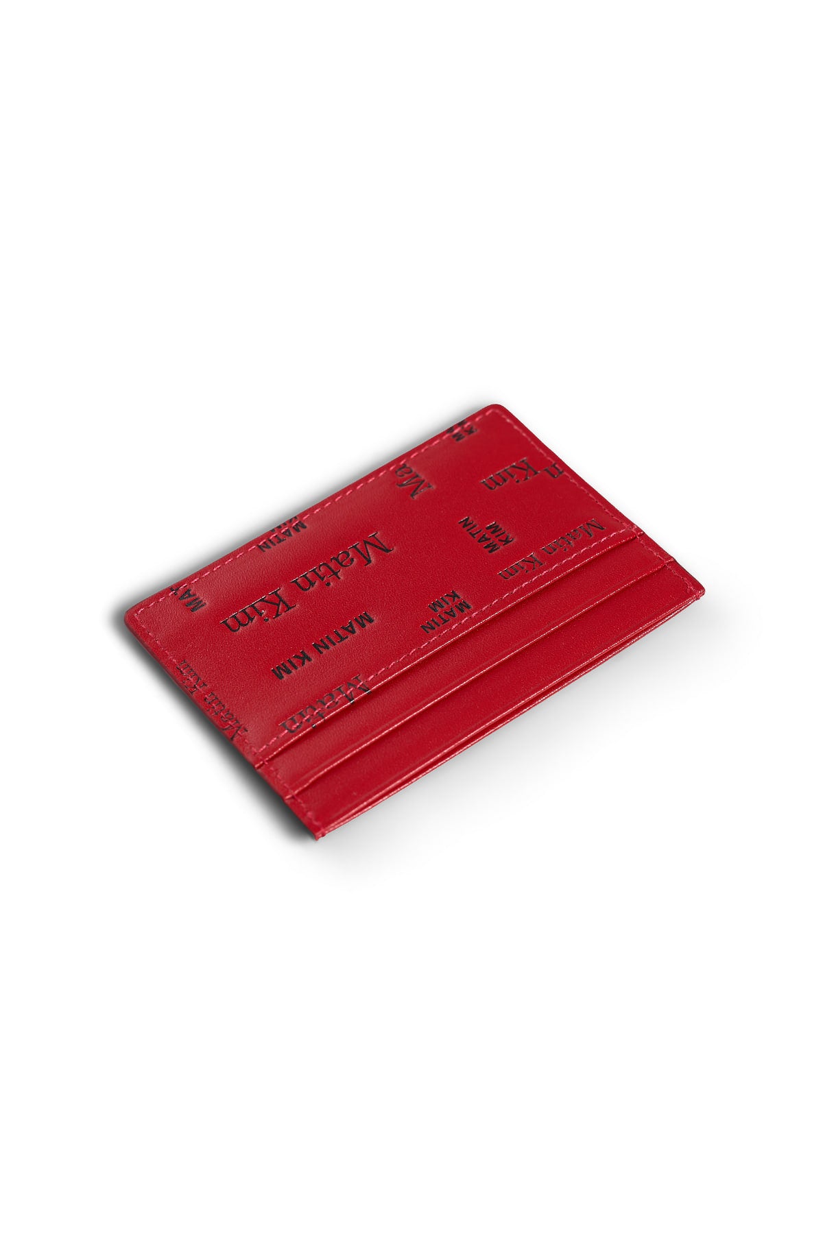 Matinkim Matin All-Over Logo Card Wallet IN Red