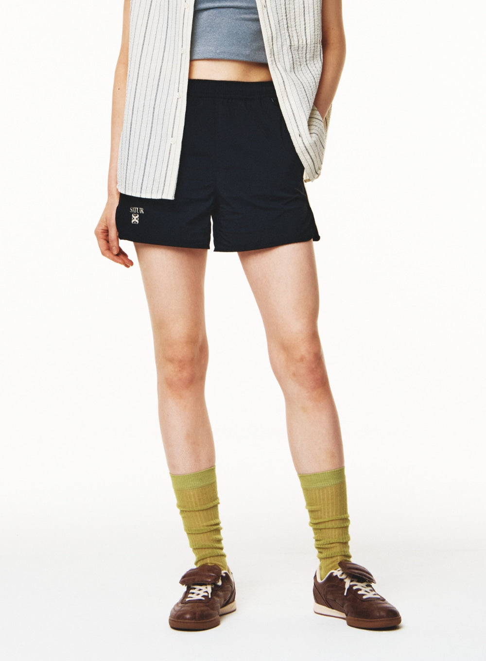 [satur] (W) Lawton Tech Shorts - Black