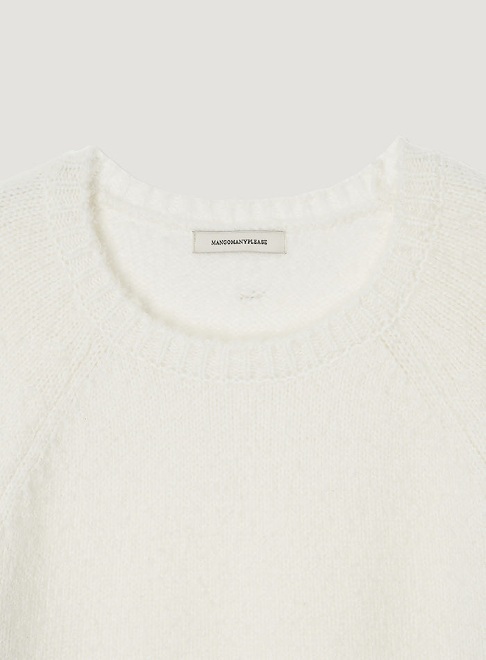 Mango Maniplease Wintry Knit Ivory