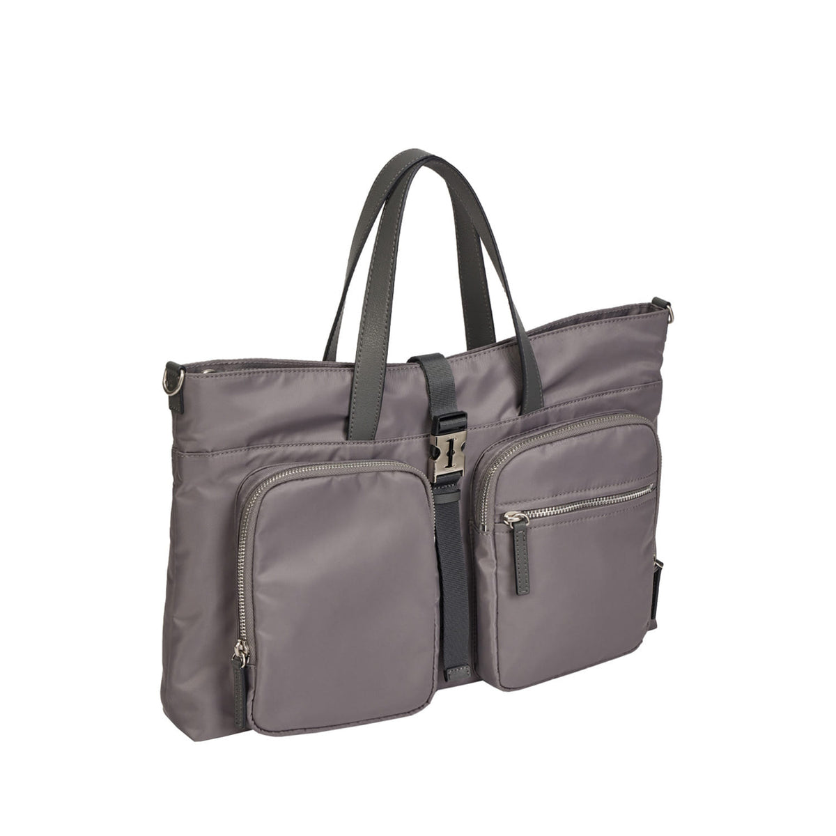 Vunque Hey Double Pocket Tote M Grey