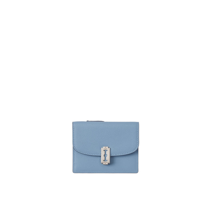 Vunque Semi Lune Zipper Card Wallet Cloudy Blue