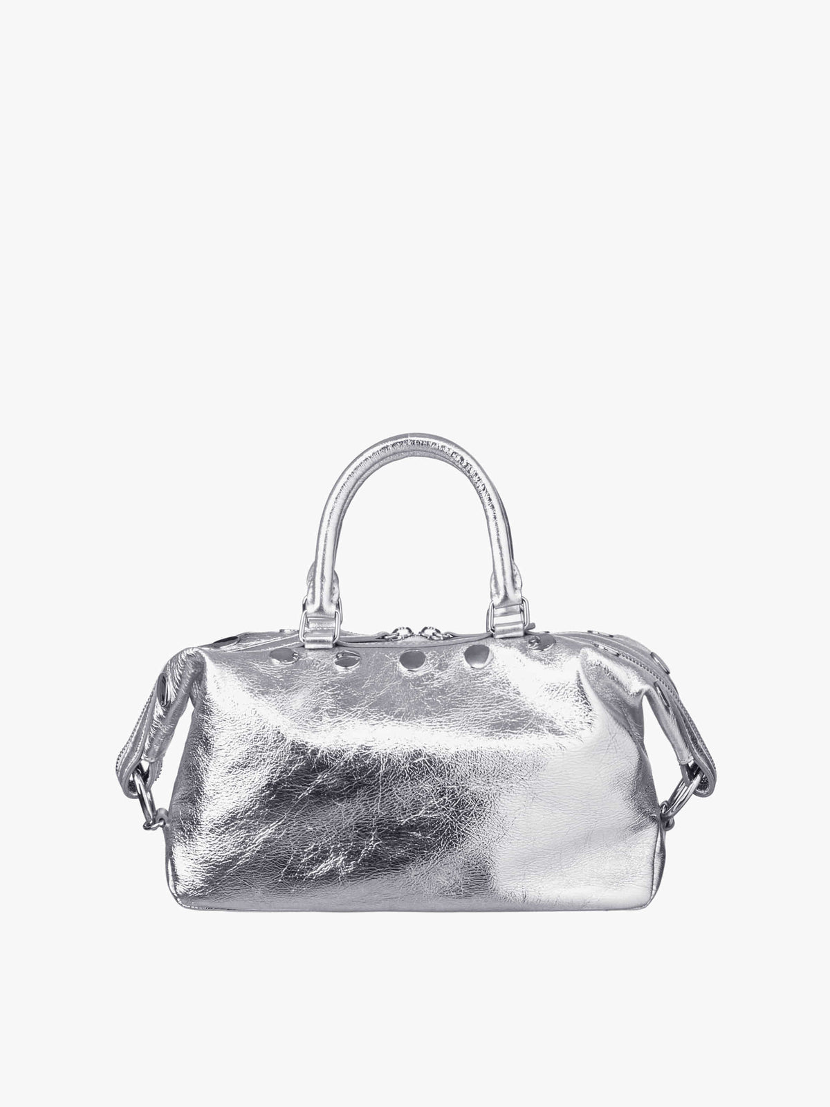Margesherwood Dumpling Stud Mini silver crinkle