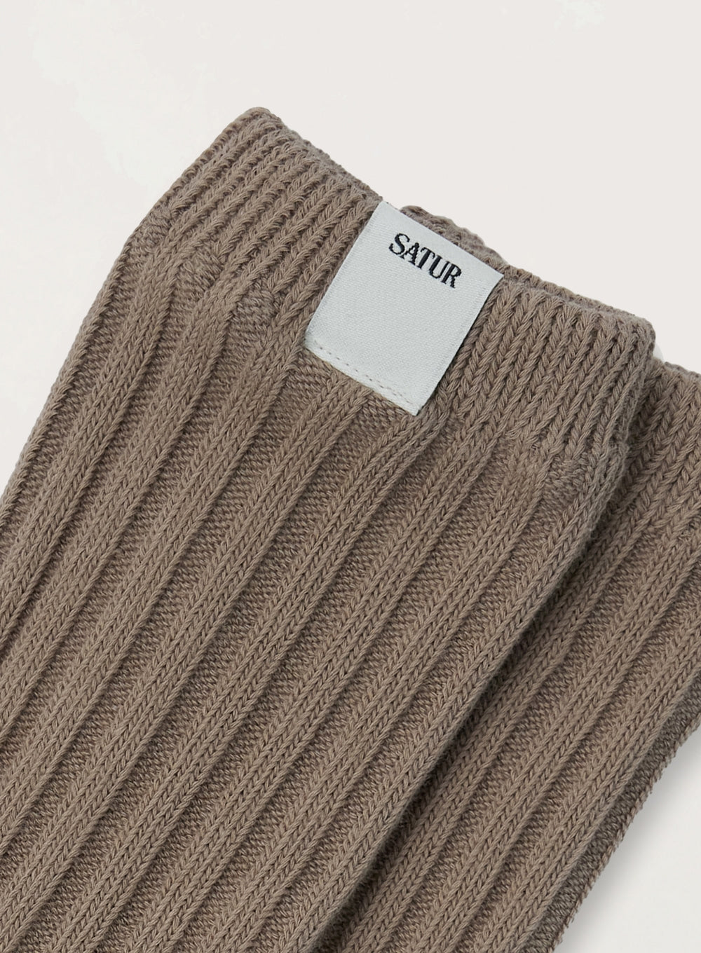 [satur] (W) Basic Leg Warmers - Brown