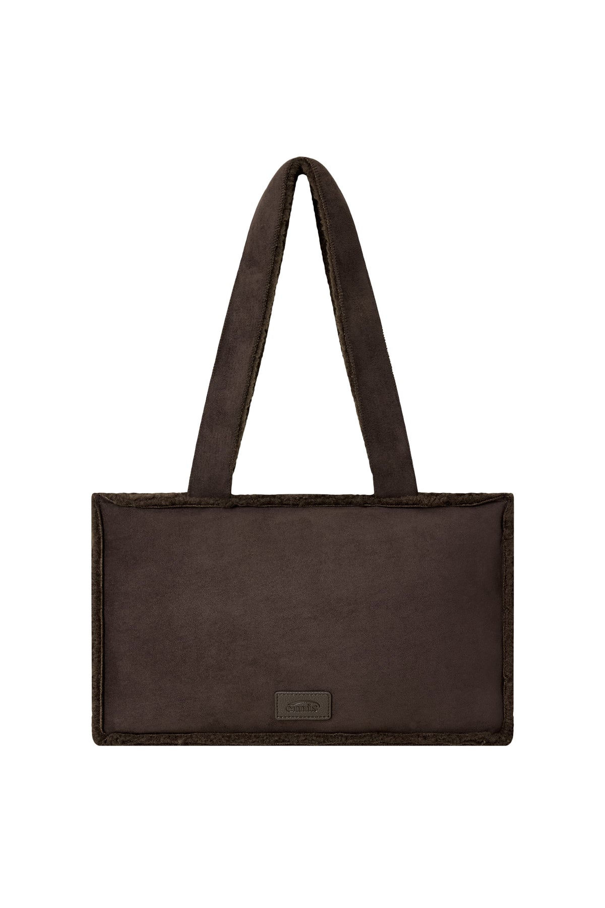 Emis Mouton Shoulder Bag-Dark Brown