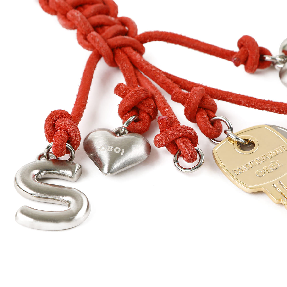 Osoi Rope Key Ring Red