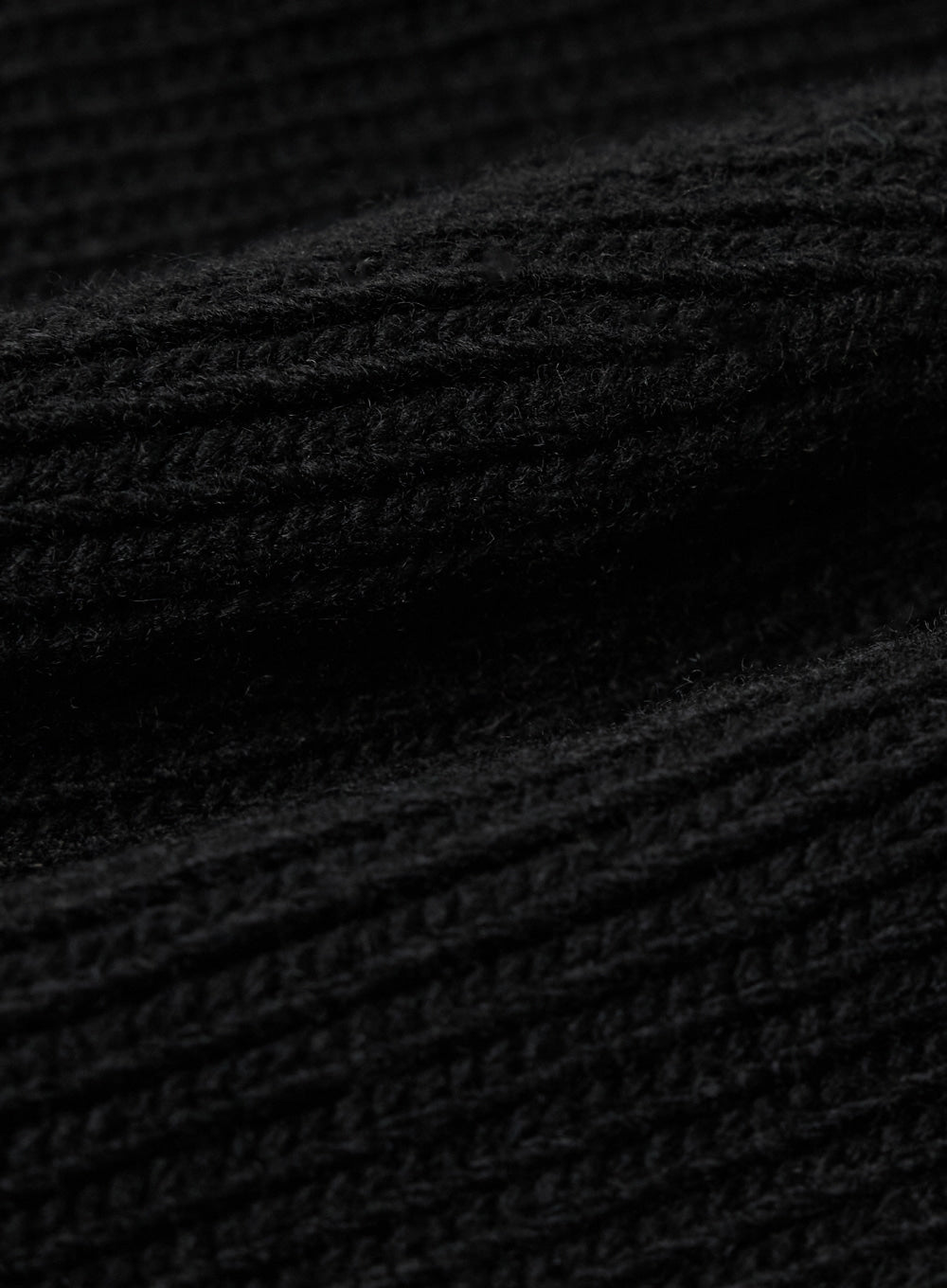 [satur] Satur Flowing Logo Beanie - Black