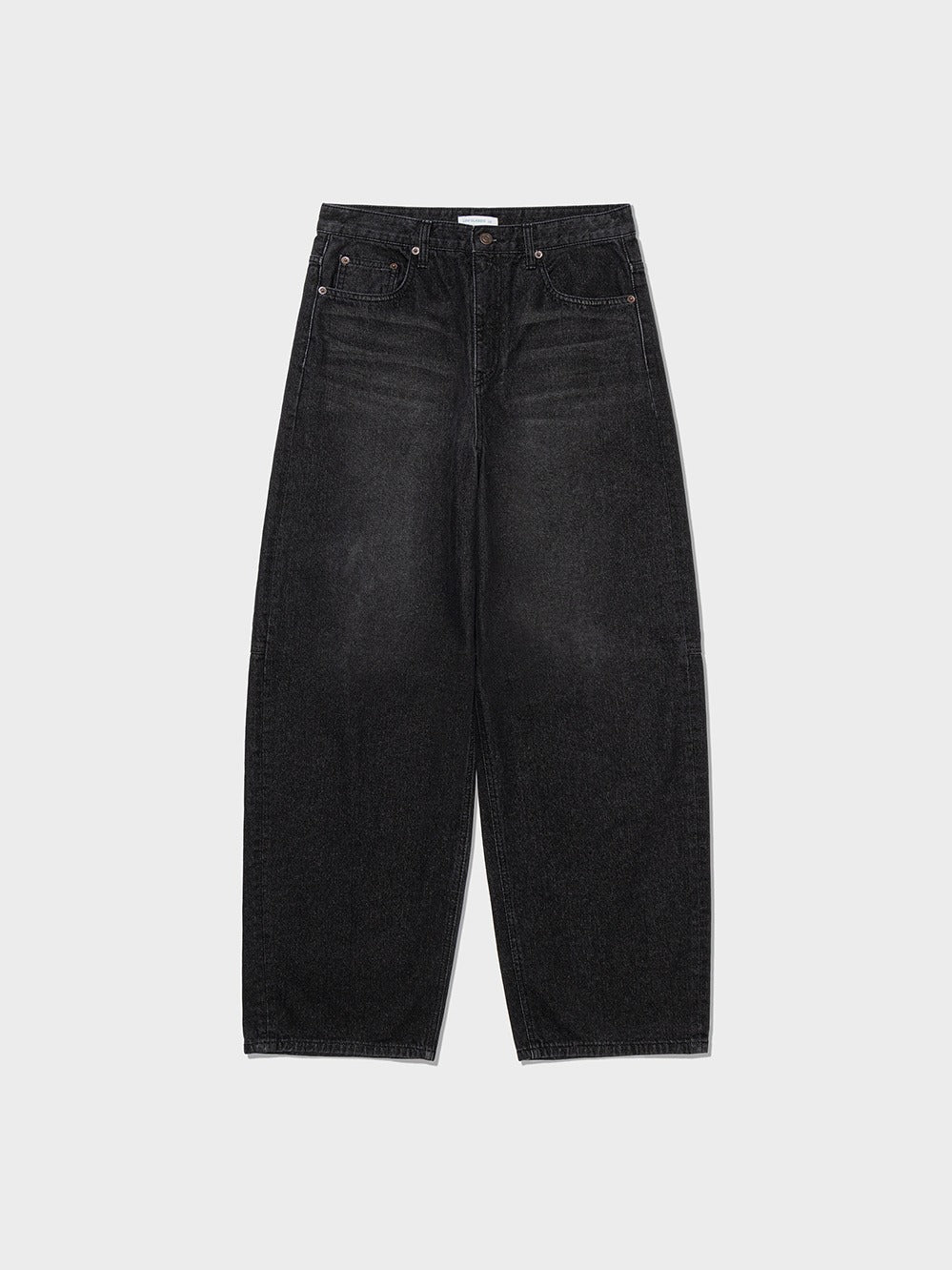 Low Classic Oversized Jeans Washed Black