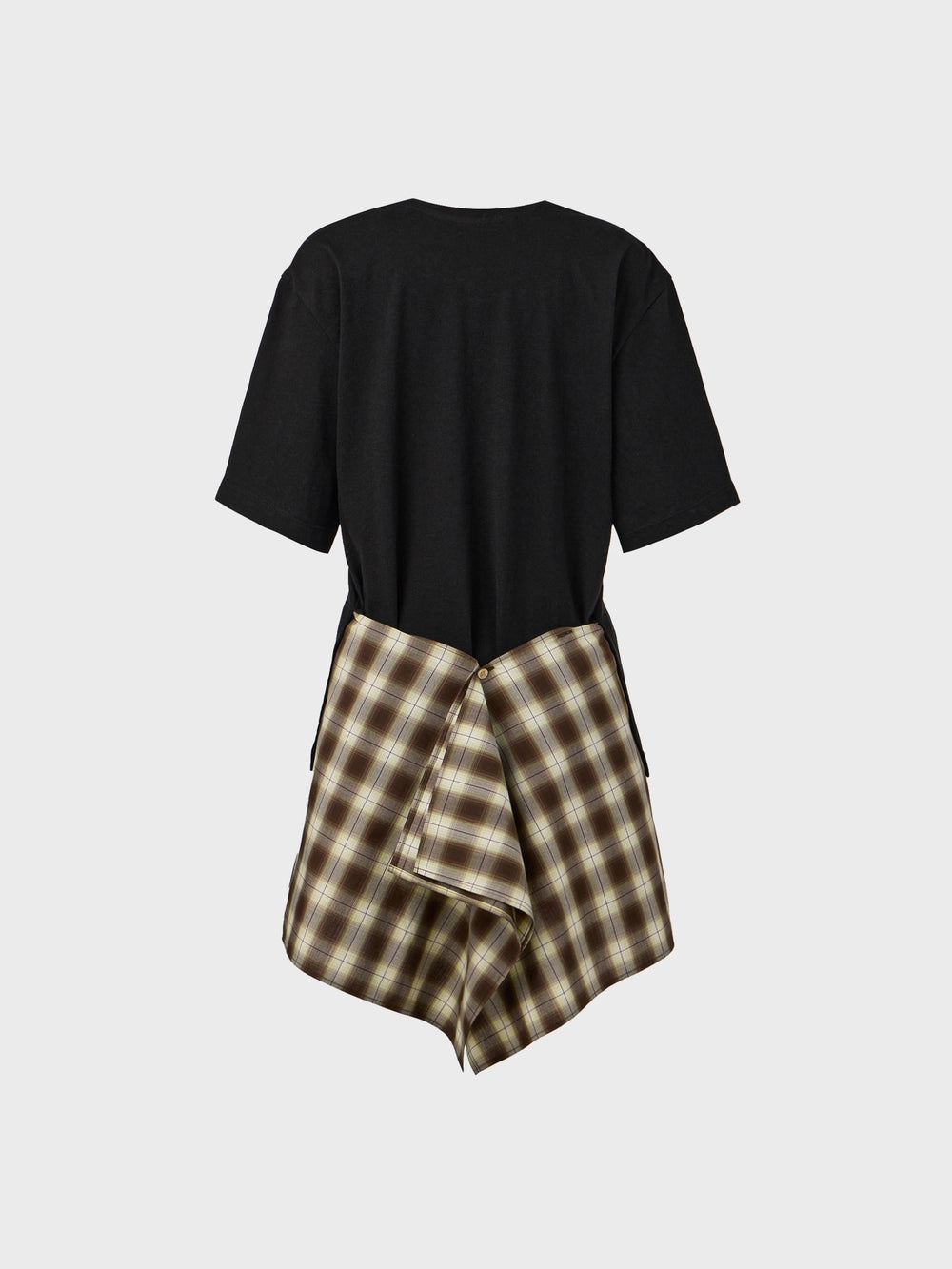 EENK Drape Layered T-shirt - Black