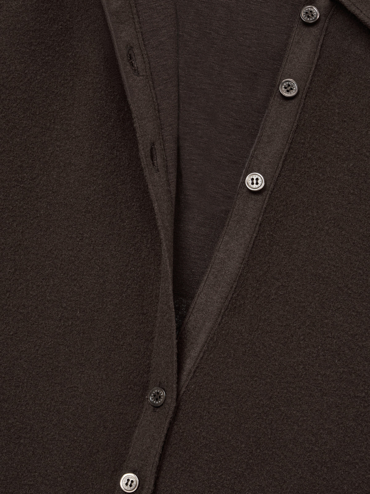 Margesherwood Fleece PK Long Sleeve brown