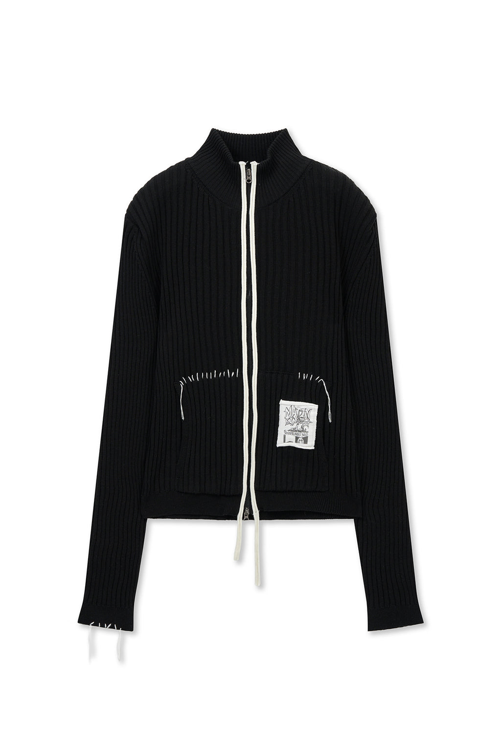 Matinkim Handcraft Slim Fit Cardigan IN Black