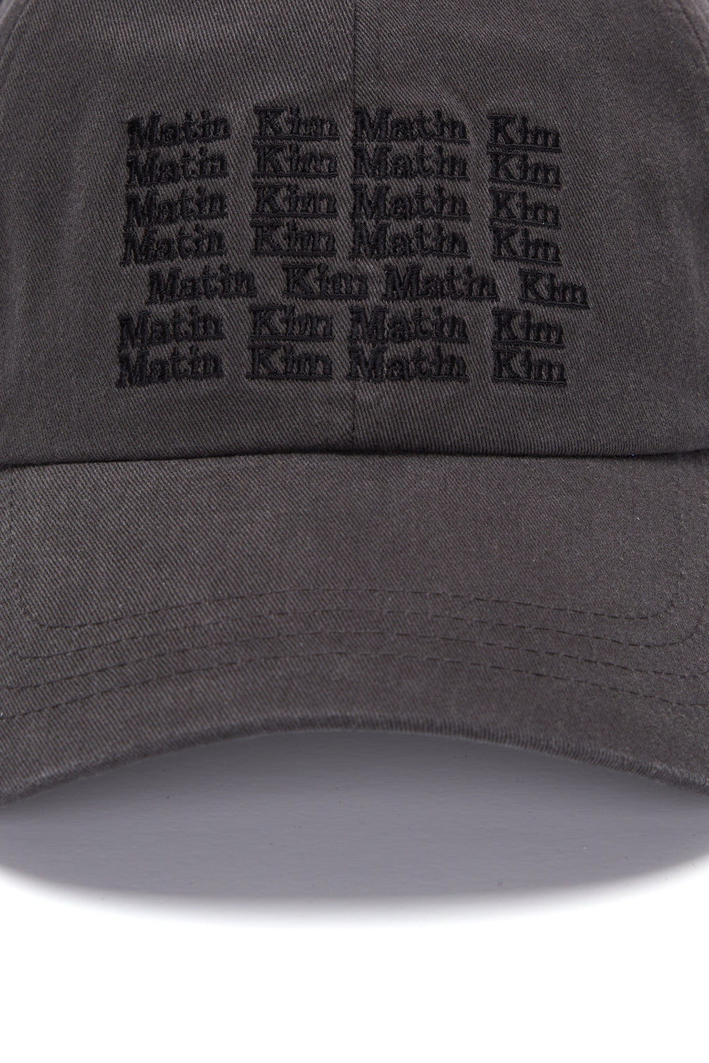 Matinkim Lettering Ball Cap IN Charcoal