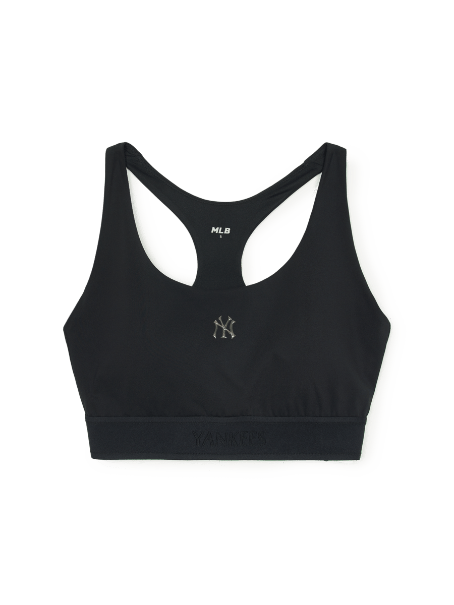 Karina's Pick Women's Basic Lettering Band Point Cropped Top New York Yankees