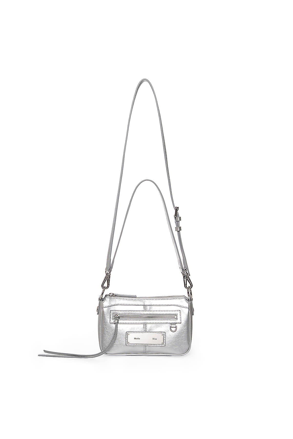 Matinkim Biker Two-Way Mini Bag IN Silver