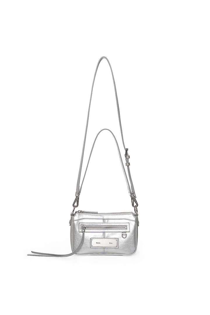 Matinkim Biker Two-Way Mini Bag IN Silver