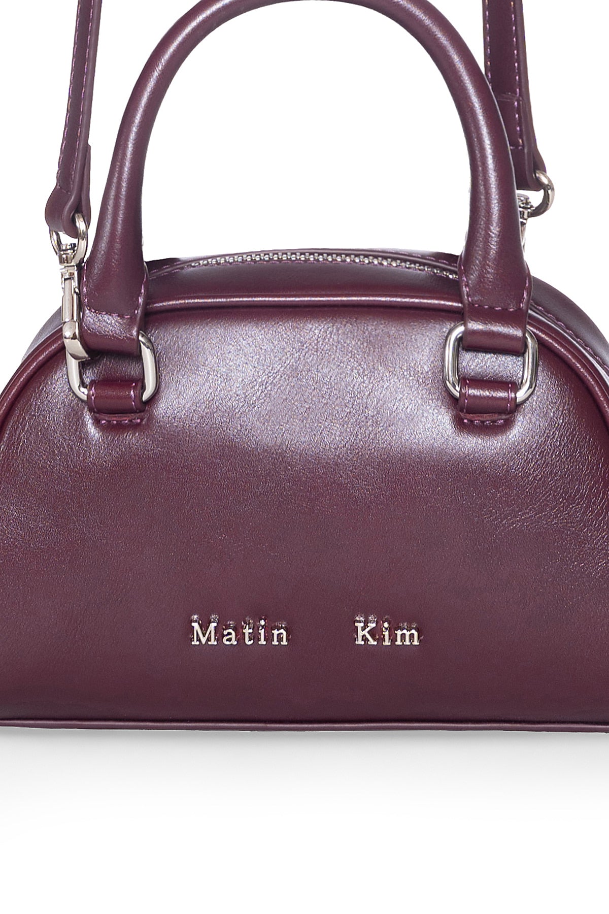 Matinkim Halfmoon Baby Bowling Bag IN Wine