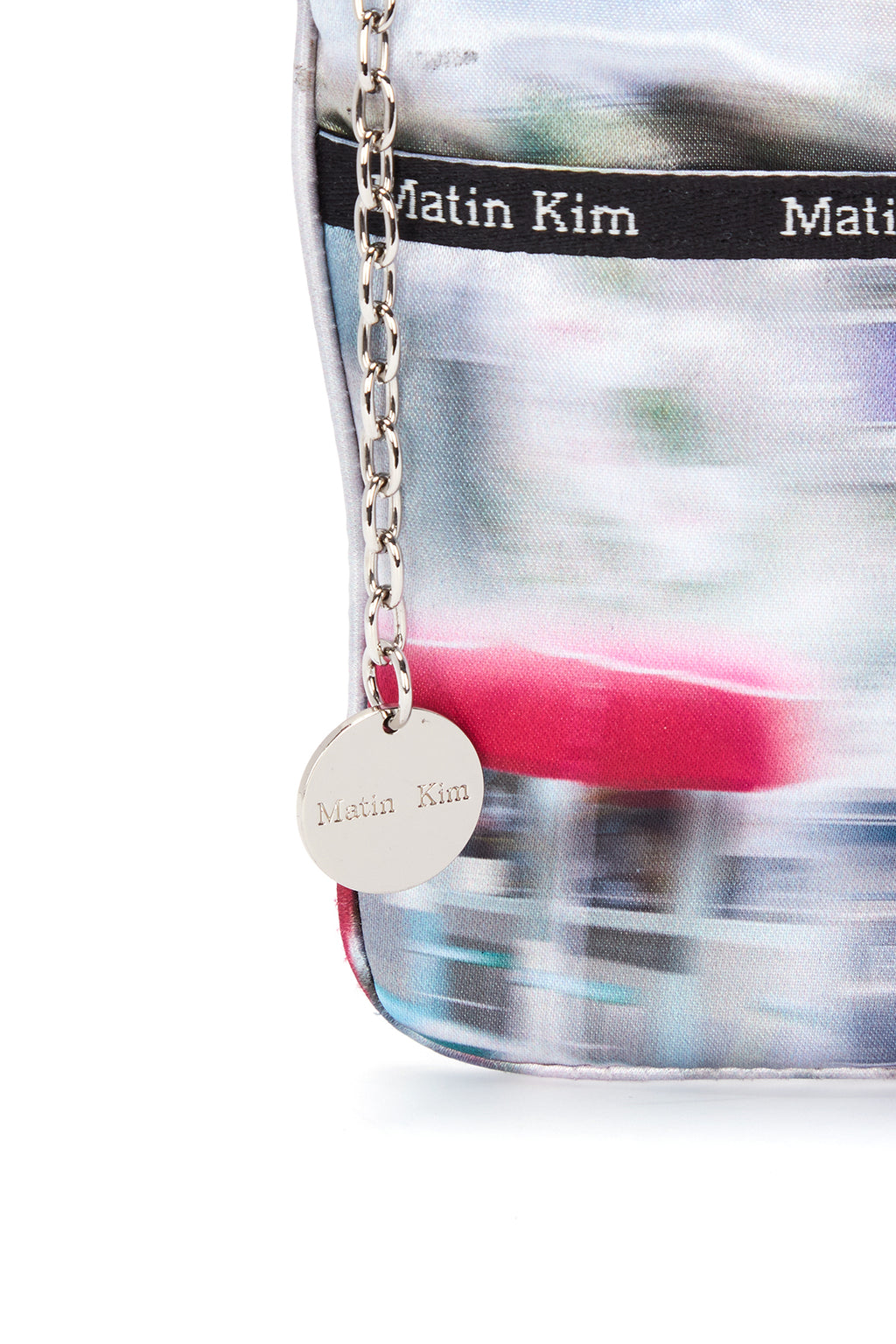 [matinkim] BERLIN PRINT CLUTCH BAG IN GREY