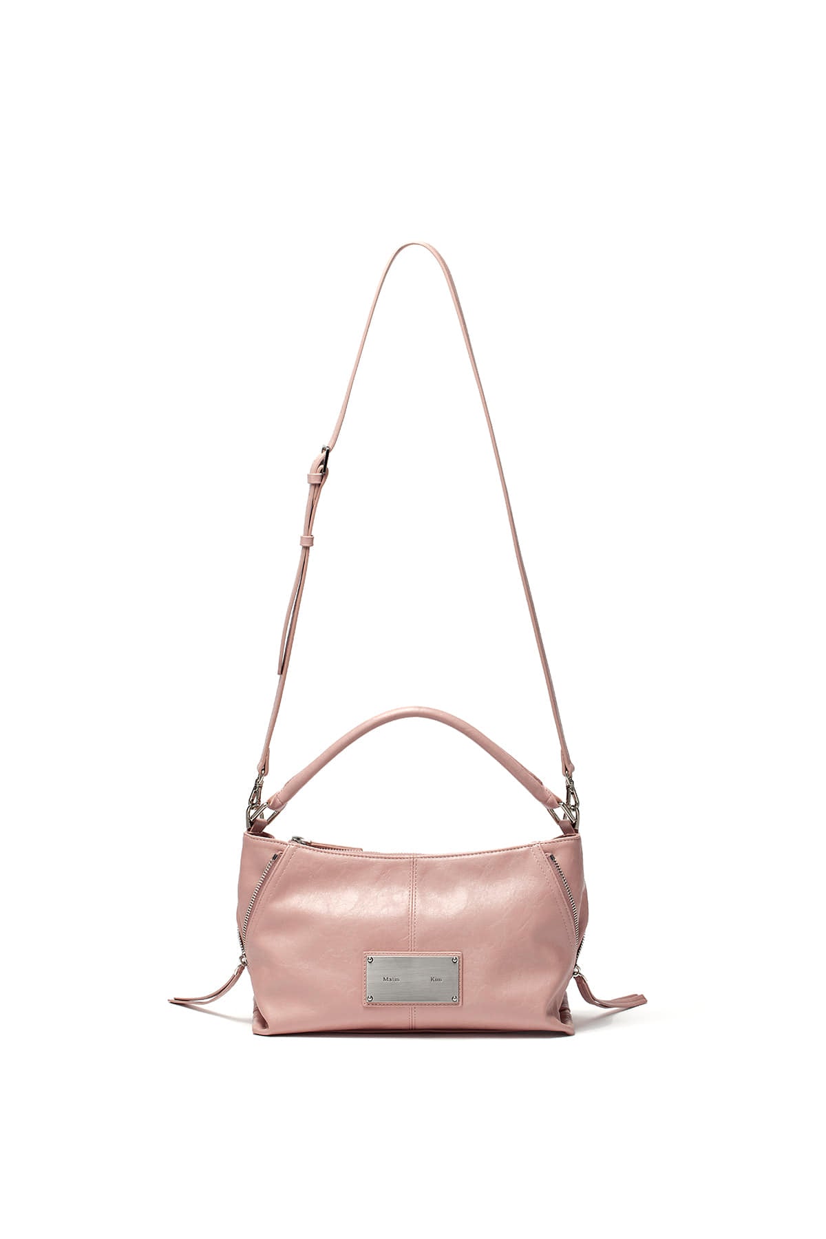 [matinkim] SIDE ZIPPER TWO WAY BAG IN PINK