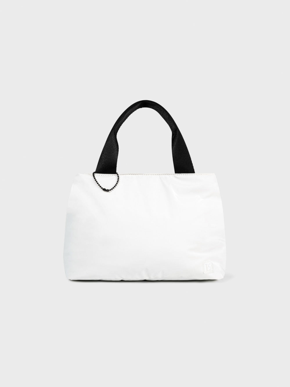 Low Classic Padded Mini Tote Bag White