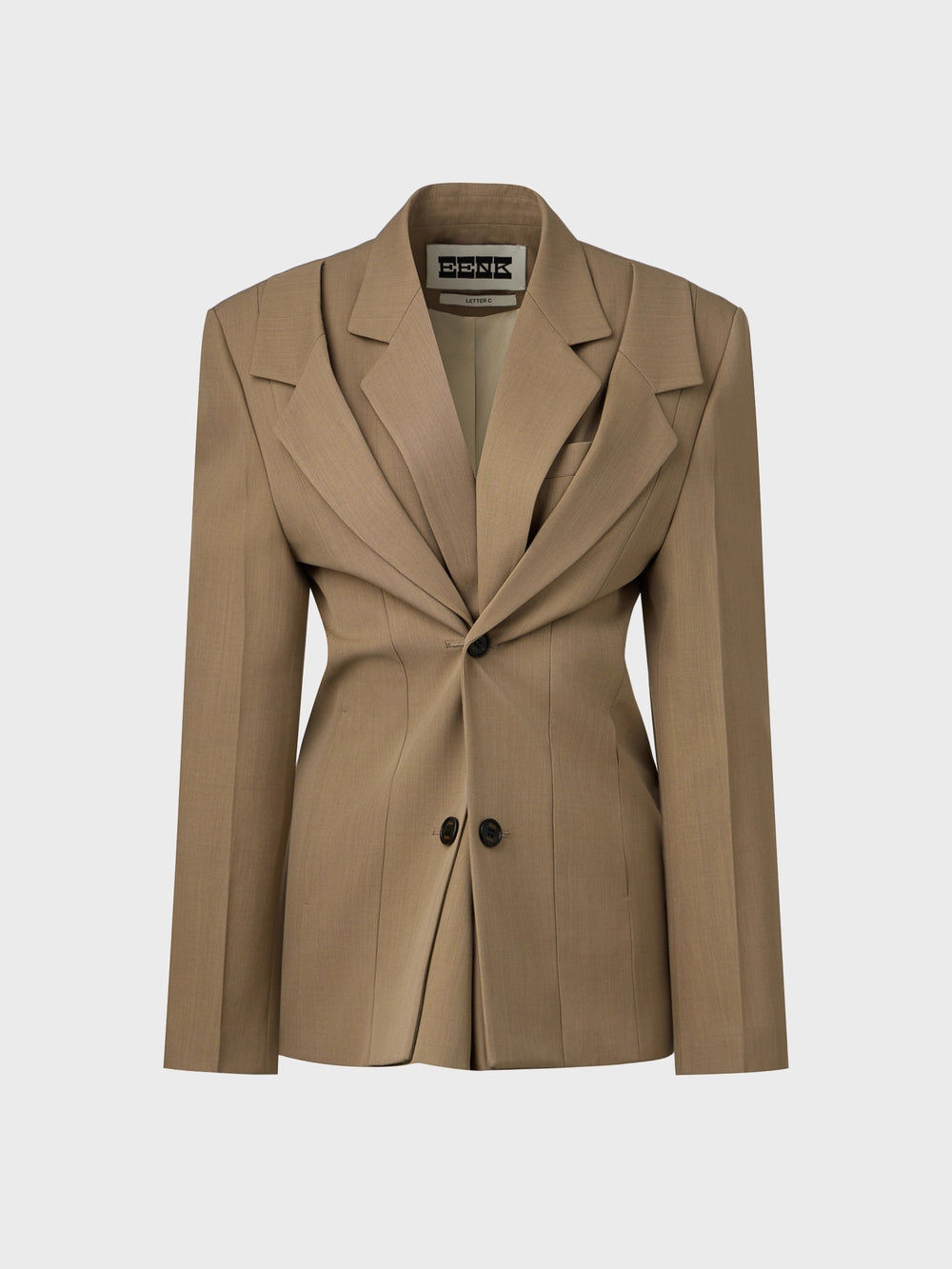 EENK Double Collar Jacket - Beige