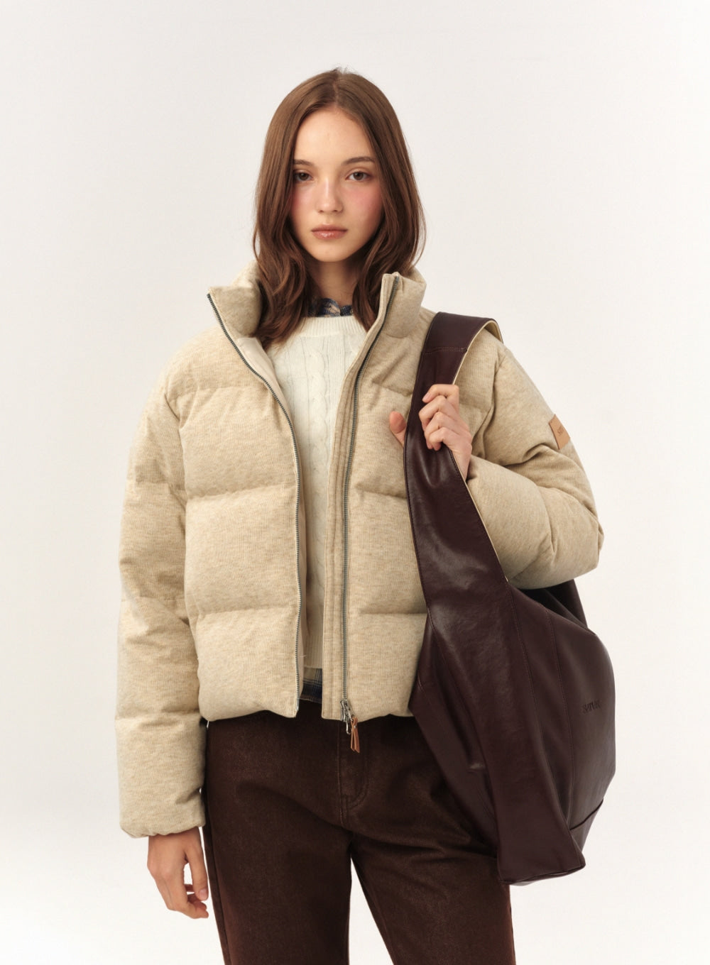 [satur] Classic Boat Bag - Brown