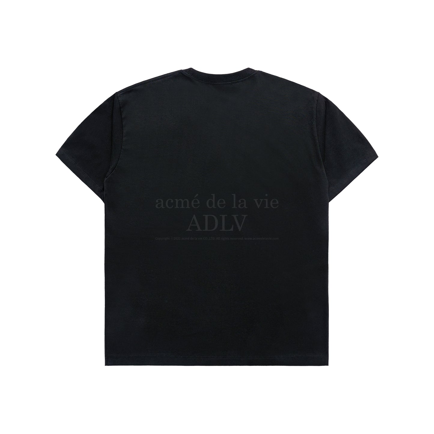 MY NAME IS FUZZY RABBIT SHORT SLEEVE T-SHIRT BLACK